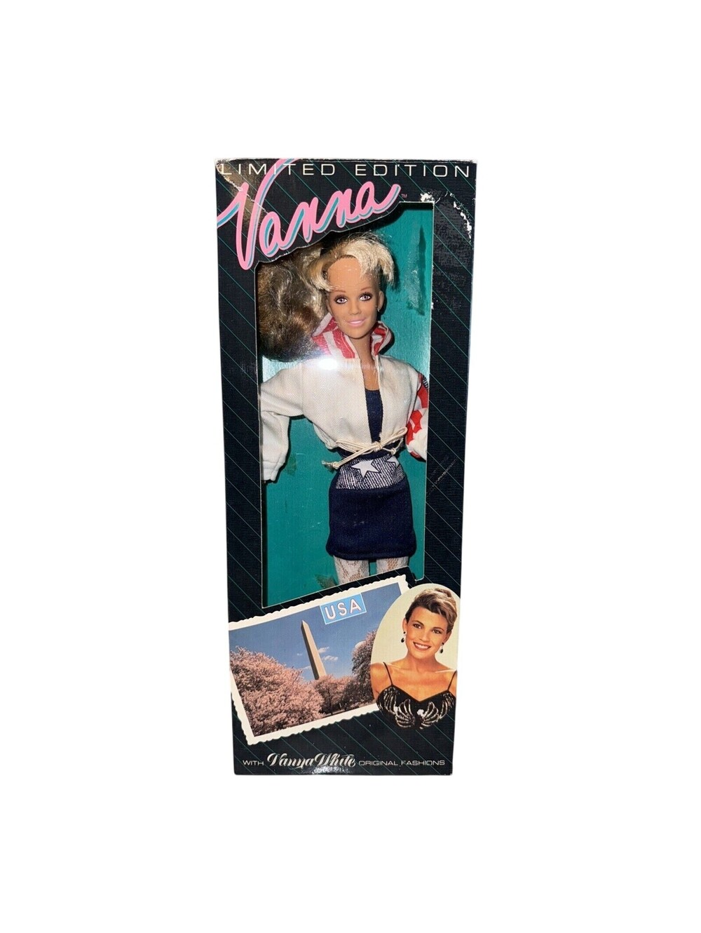 NEW Vintage Vanna White Wheel Of Fortune Doll 11" USA American Tv Collectible